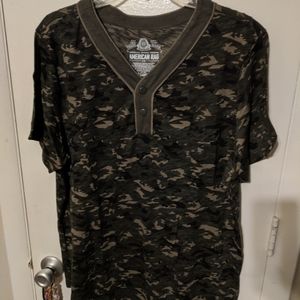 Men's American Rag Camo Shirt Sz XL